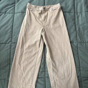 Madewell Emmett Wide-Leg Crop Pants Size 27